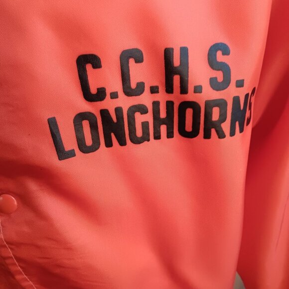 Men's Medium Vintage Nebraska Longhorns Coaches Jacket Flannel Lined 1980's - Picture 2 of 7